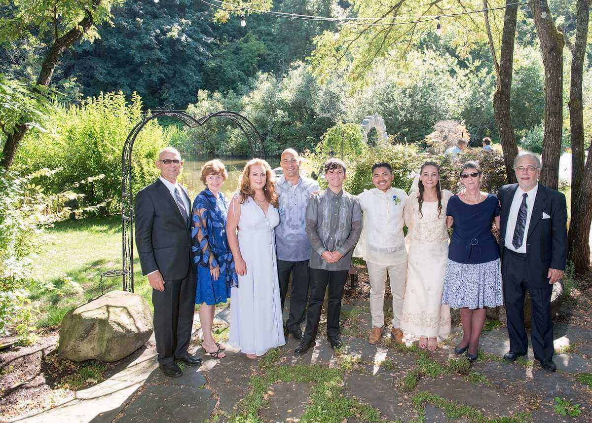 Family Picture - Nicole and Lo's Wedding 2018